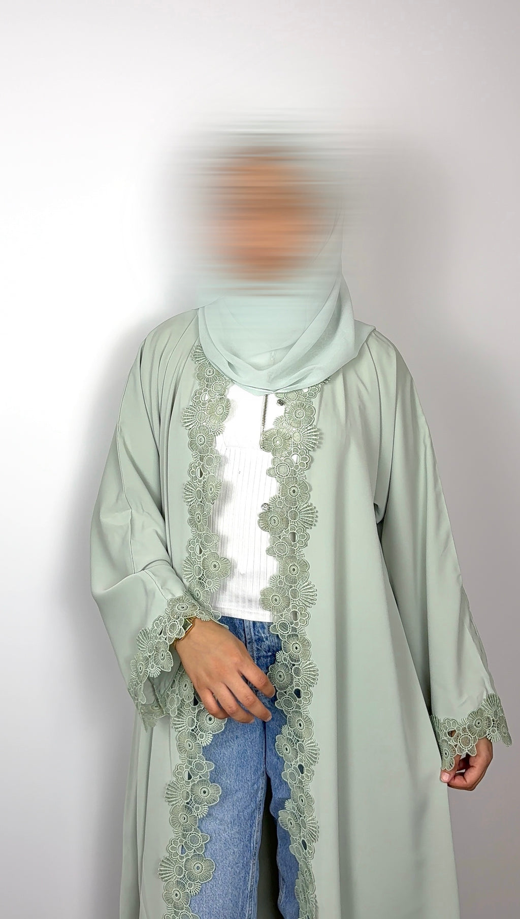 Botanical Lace Abaya