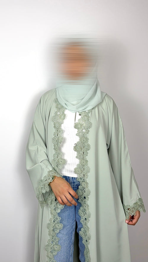 Botanical Lace Abaya