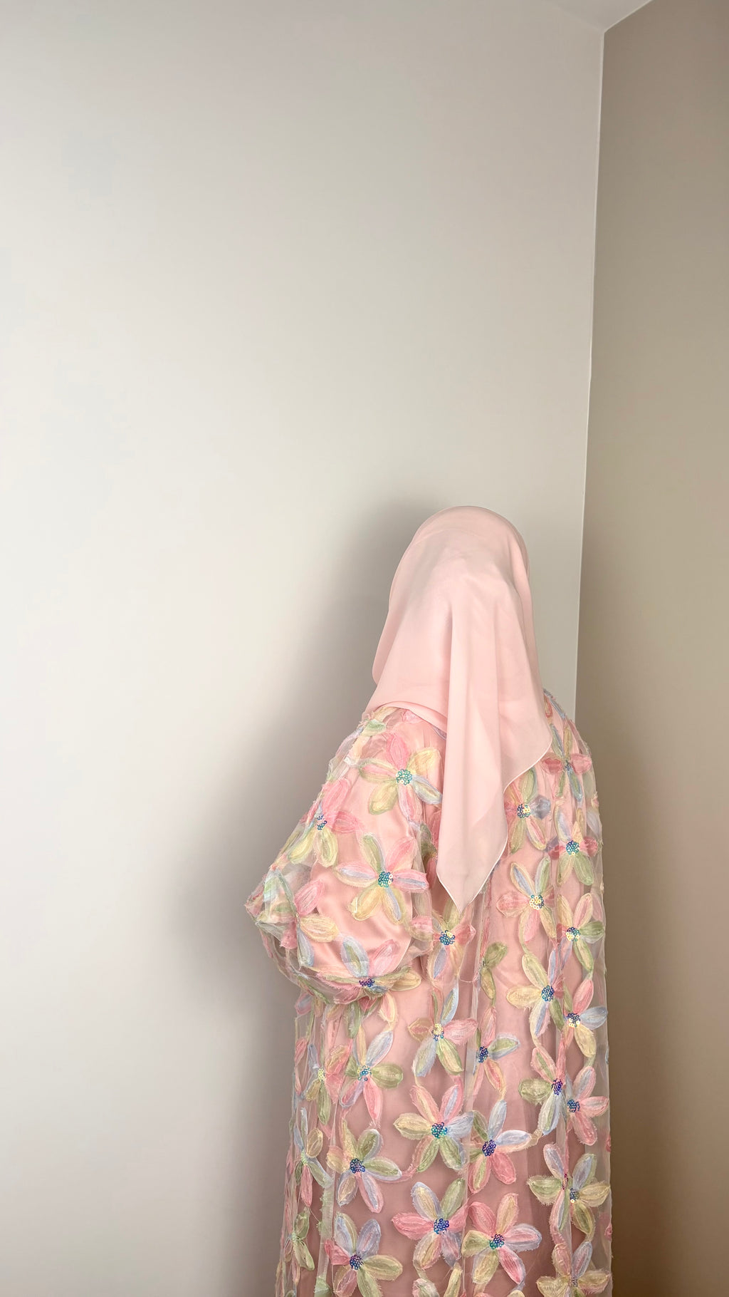 Pastel Bloom Abaya
