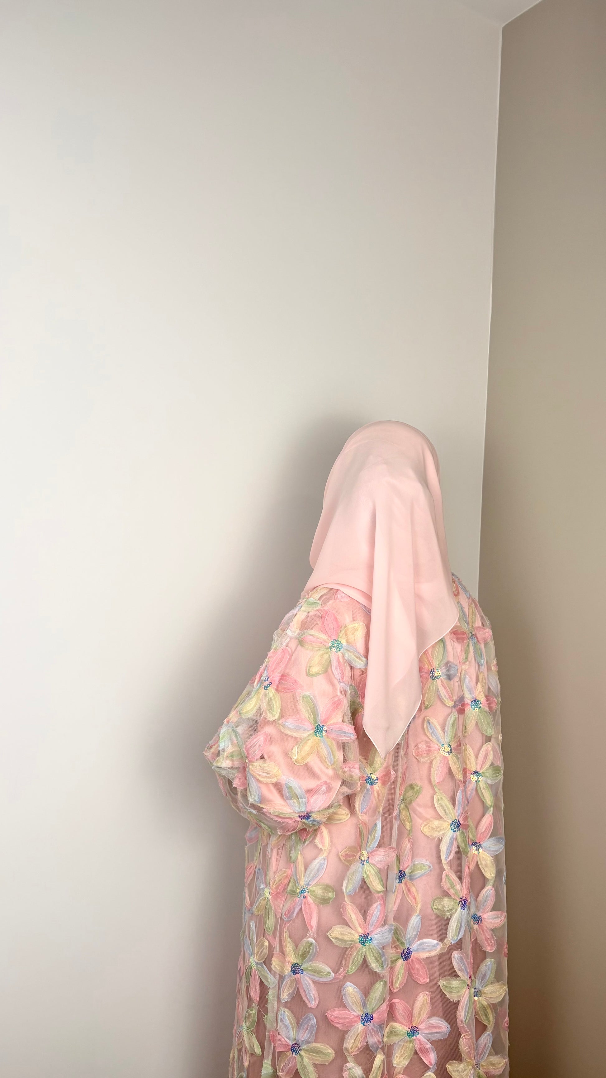 Pastel Bloom Abaya