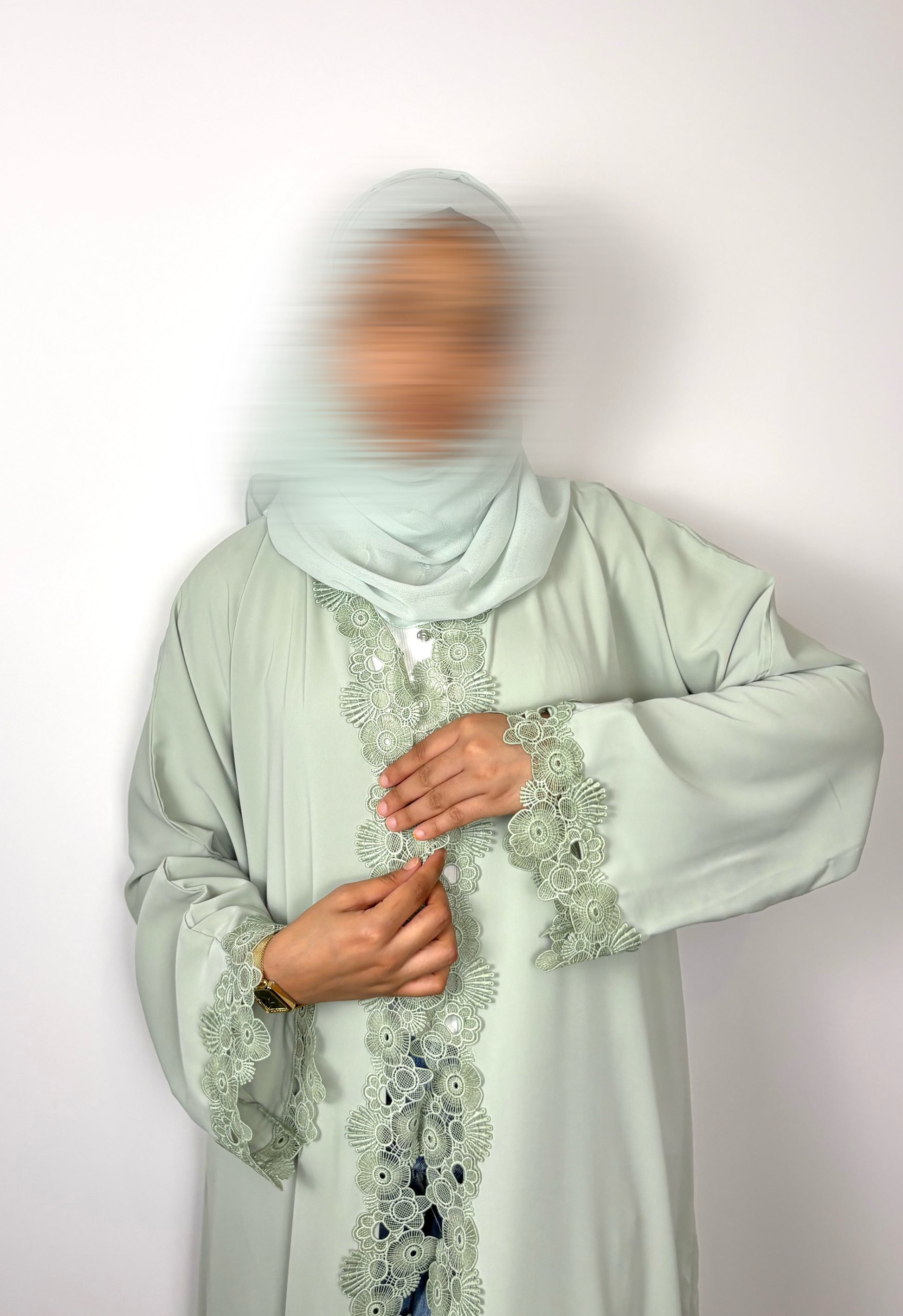 Botanical Lace Abaya