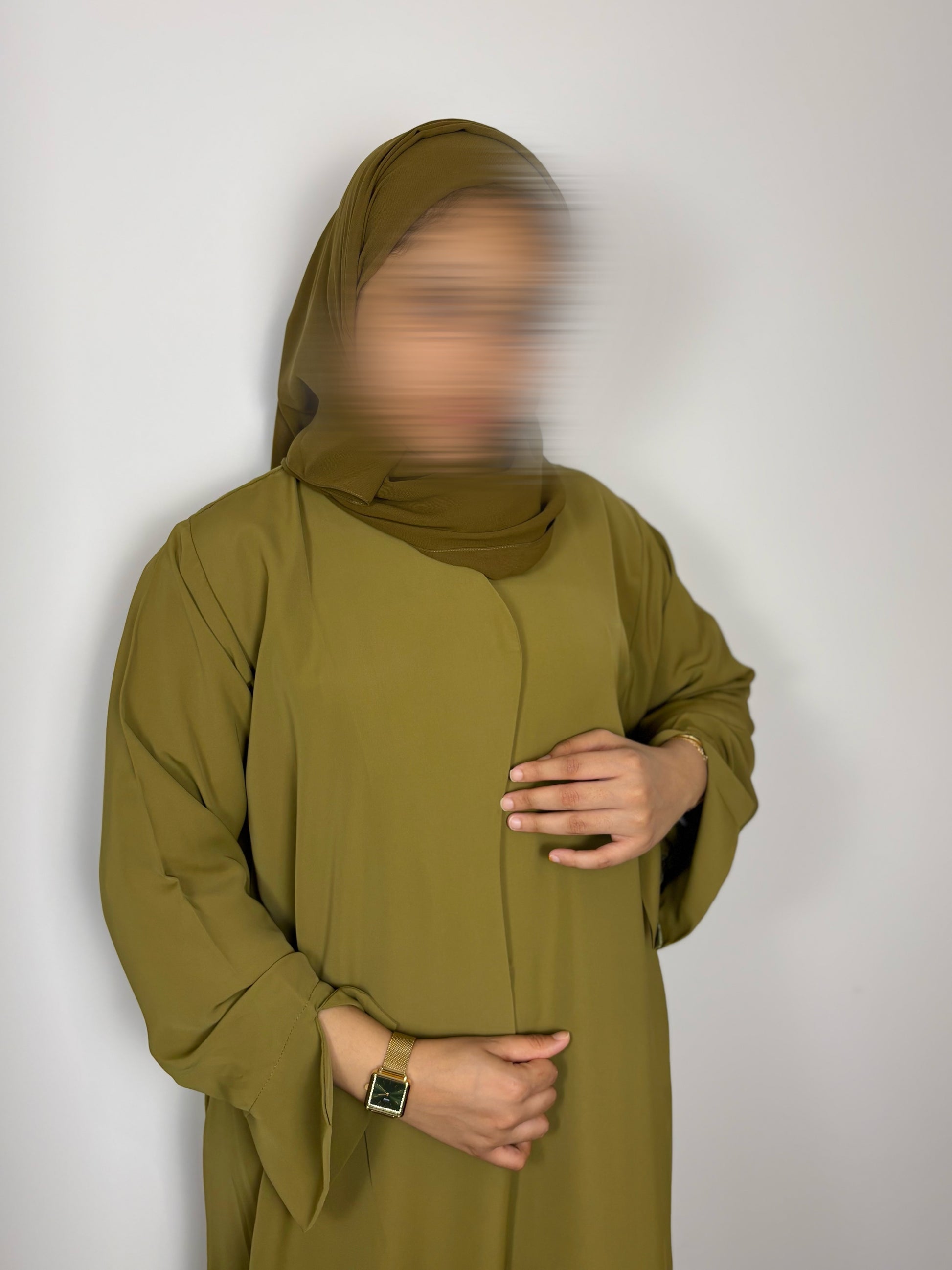 Earthy Olive Abaya