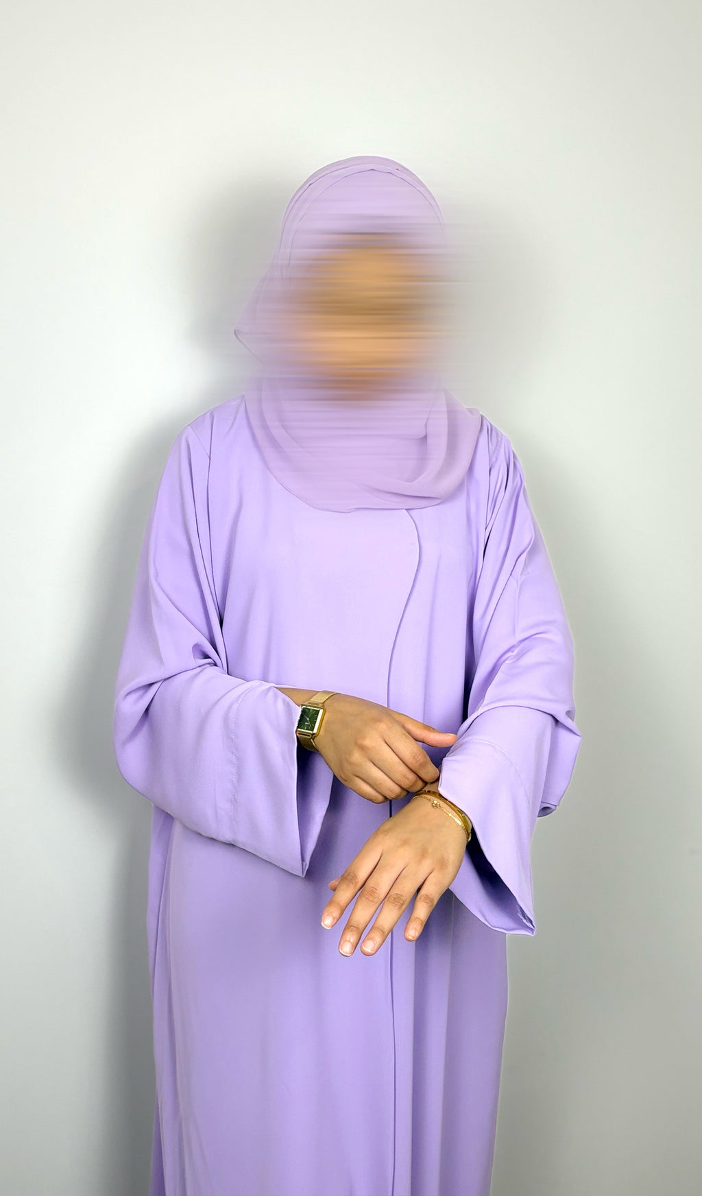Soft Lilac Abaya