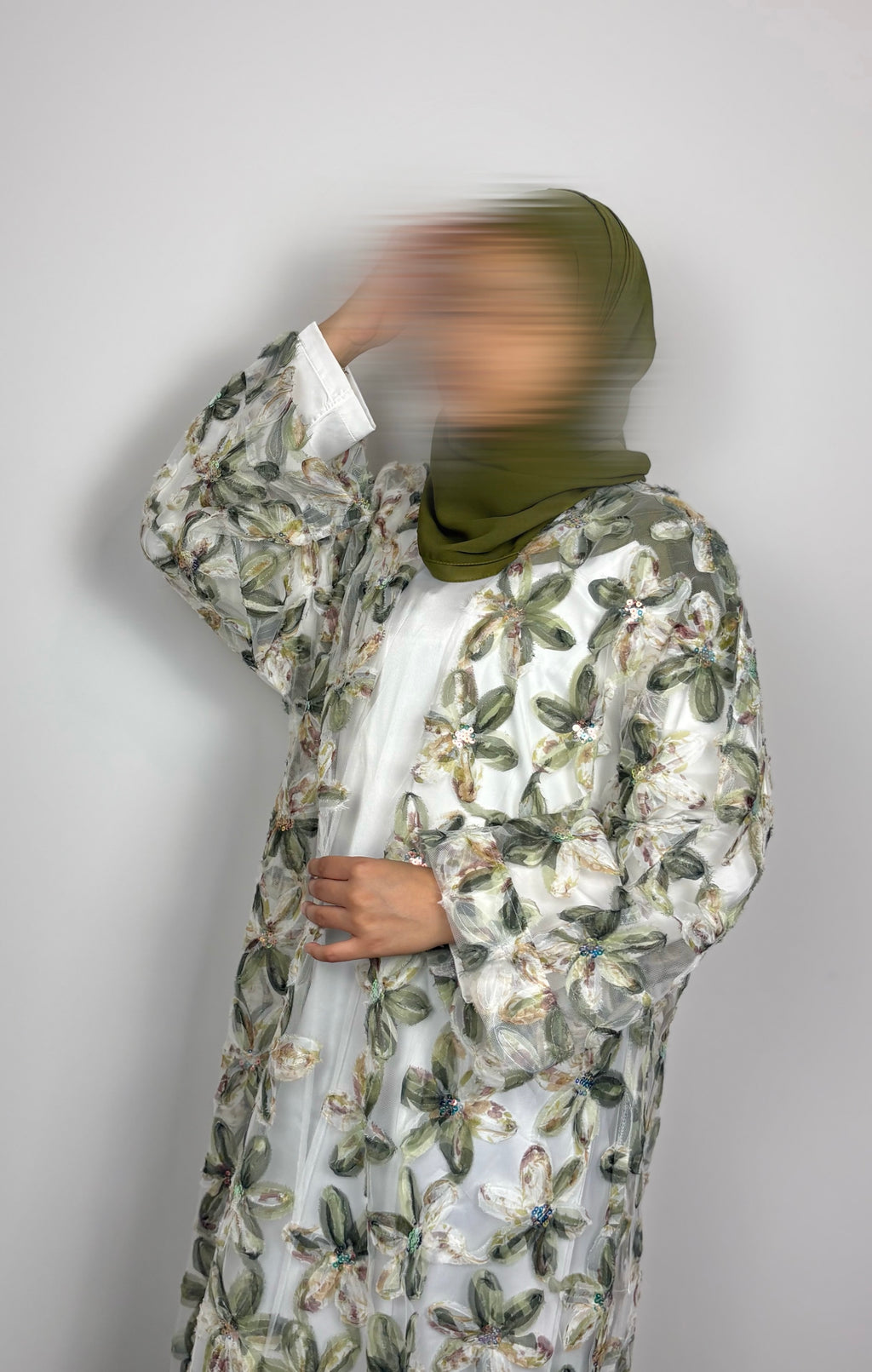 Olive Blossom Abaya