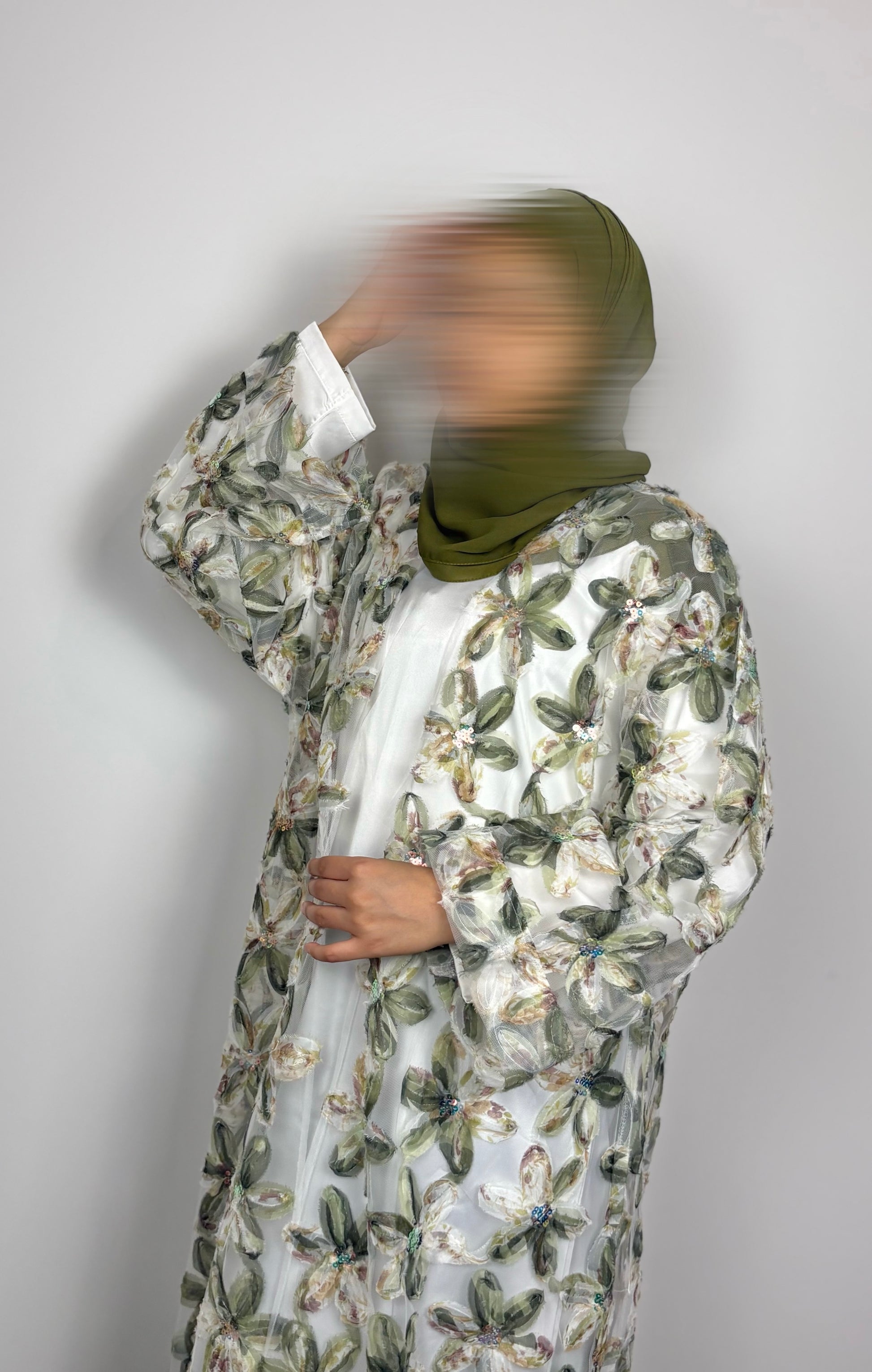Olive Blossom Abaya