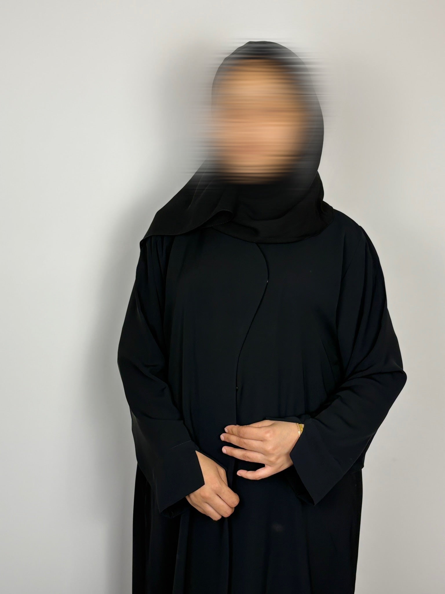 Midnight  Black Noir Abaya