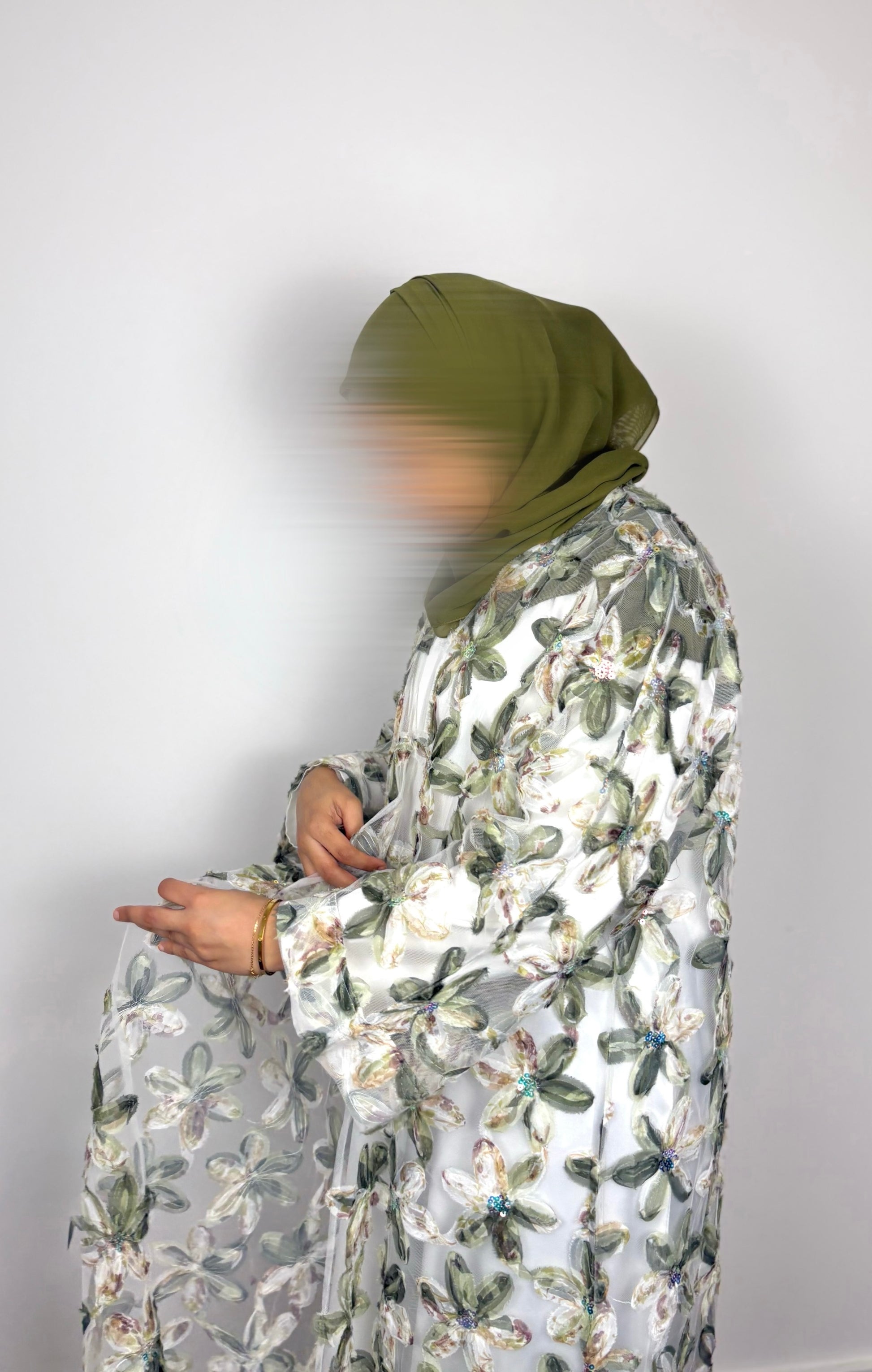 Olive Blossom Abaya
