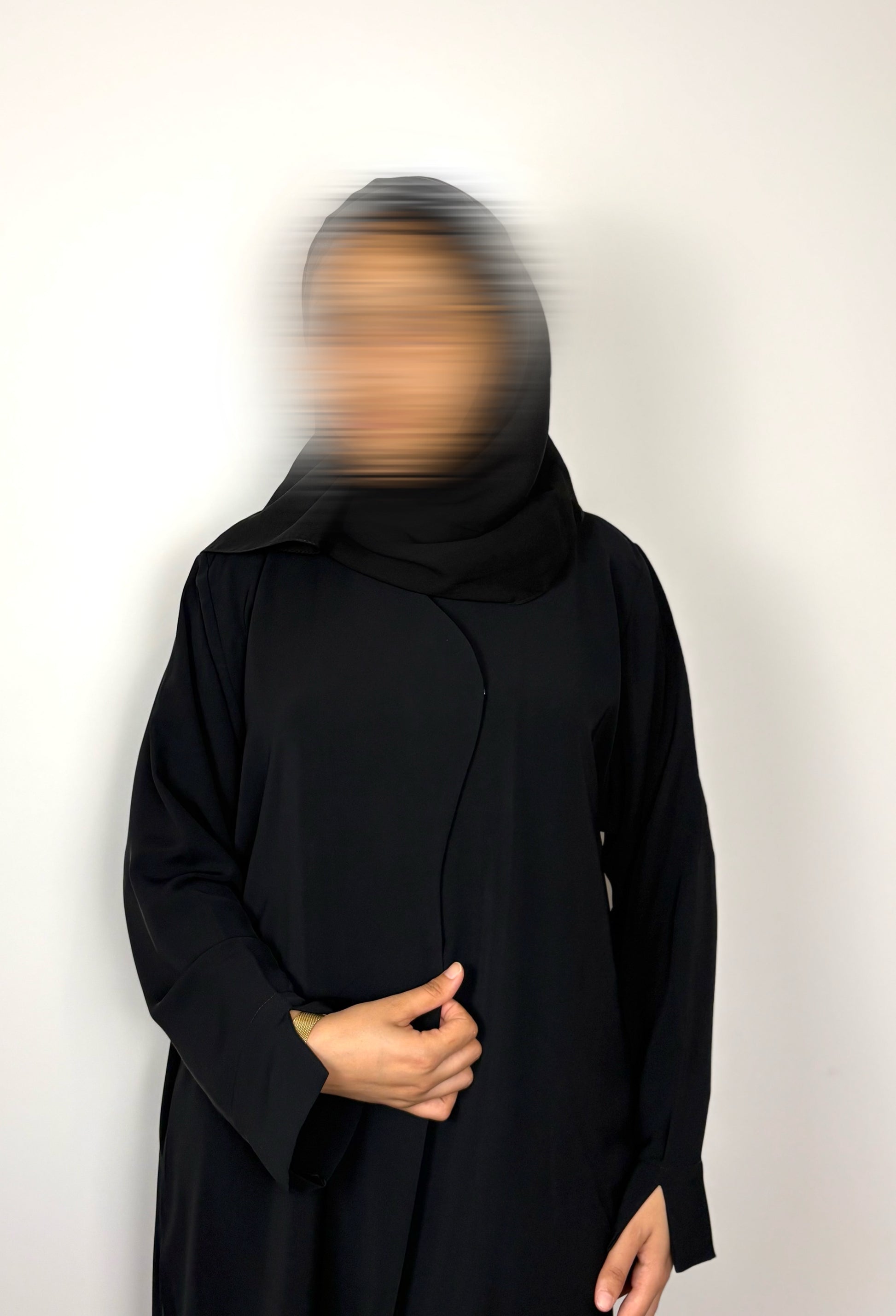 Midnight  Black Noir Abaya