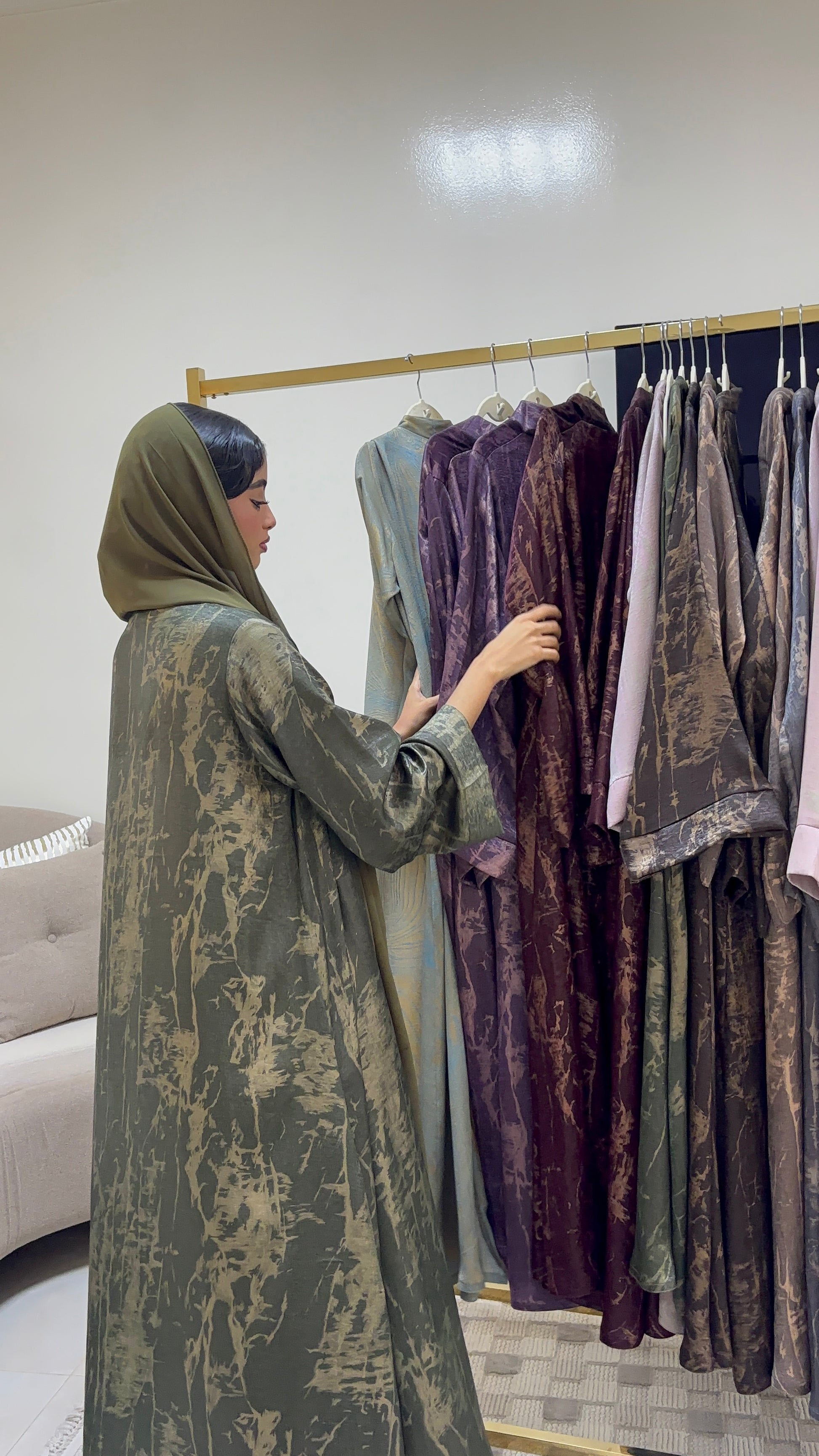 Emerald Haze Abaya