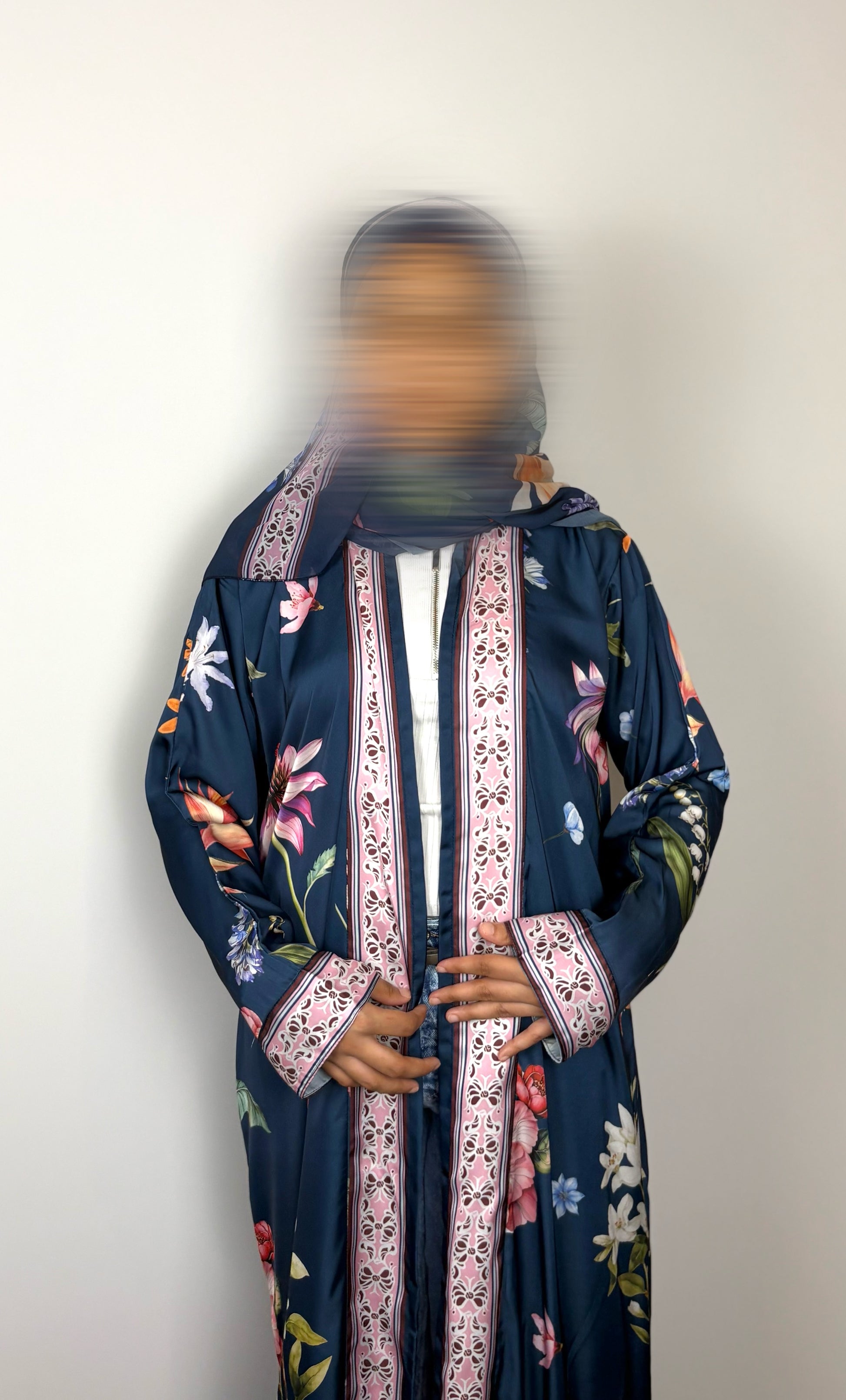 Sapphire Floral Dream Abaya