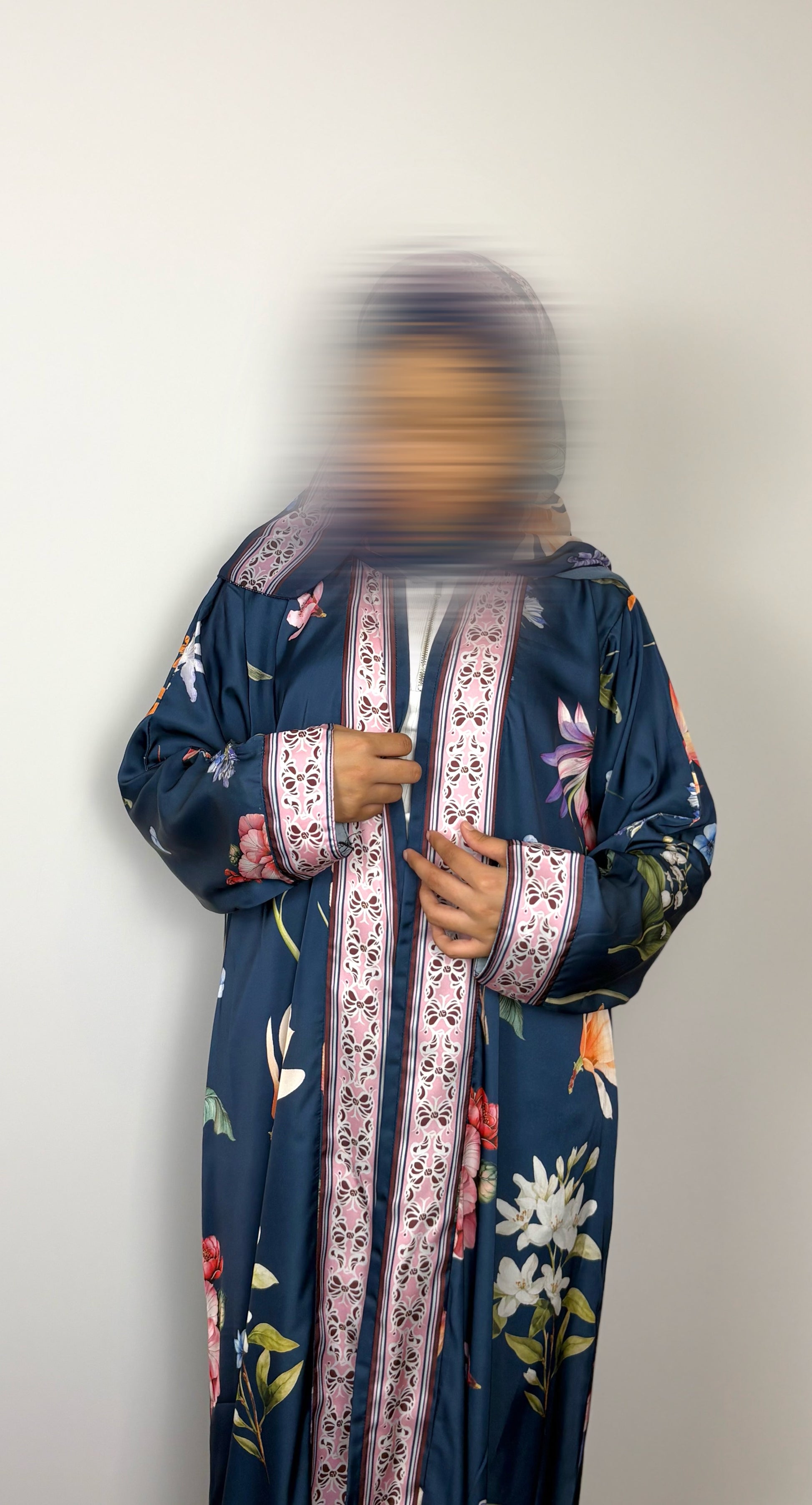 Sapphire Floral Dream Abaya