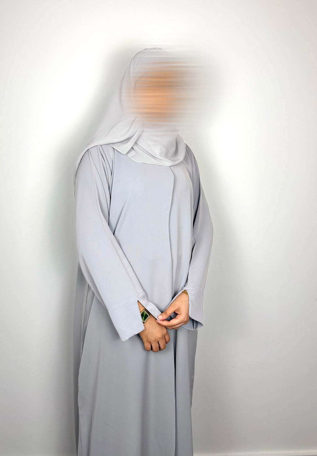 Silver Mist Abaya