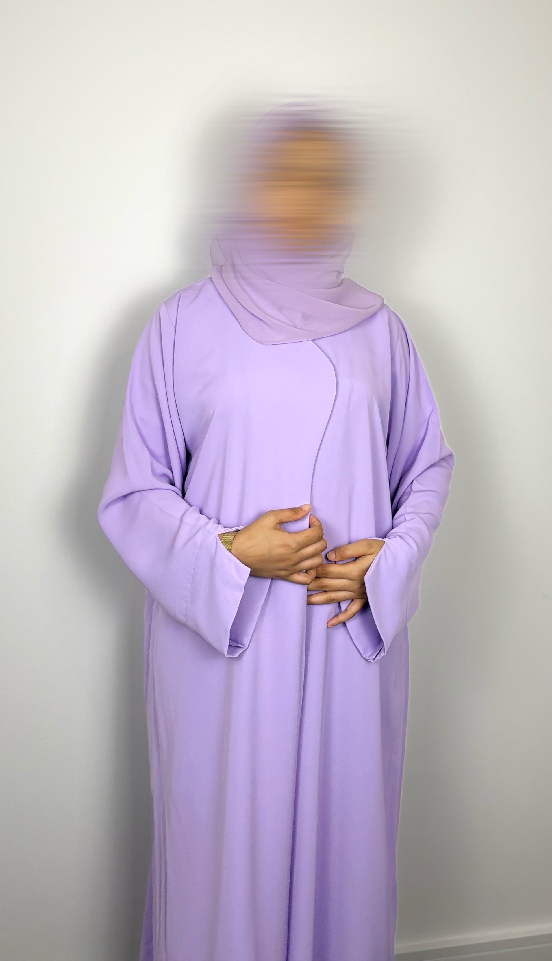 Soft Lilac Abaya