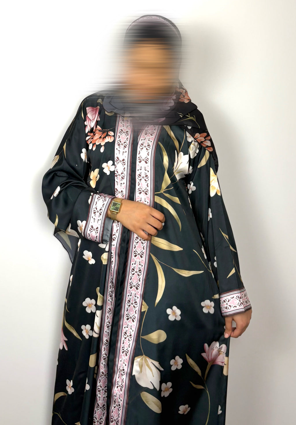 Noor Floral Elegance Abaya