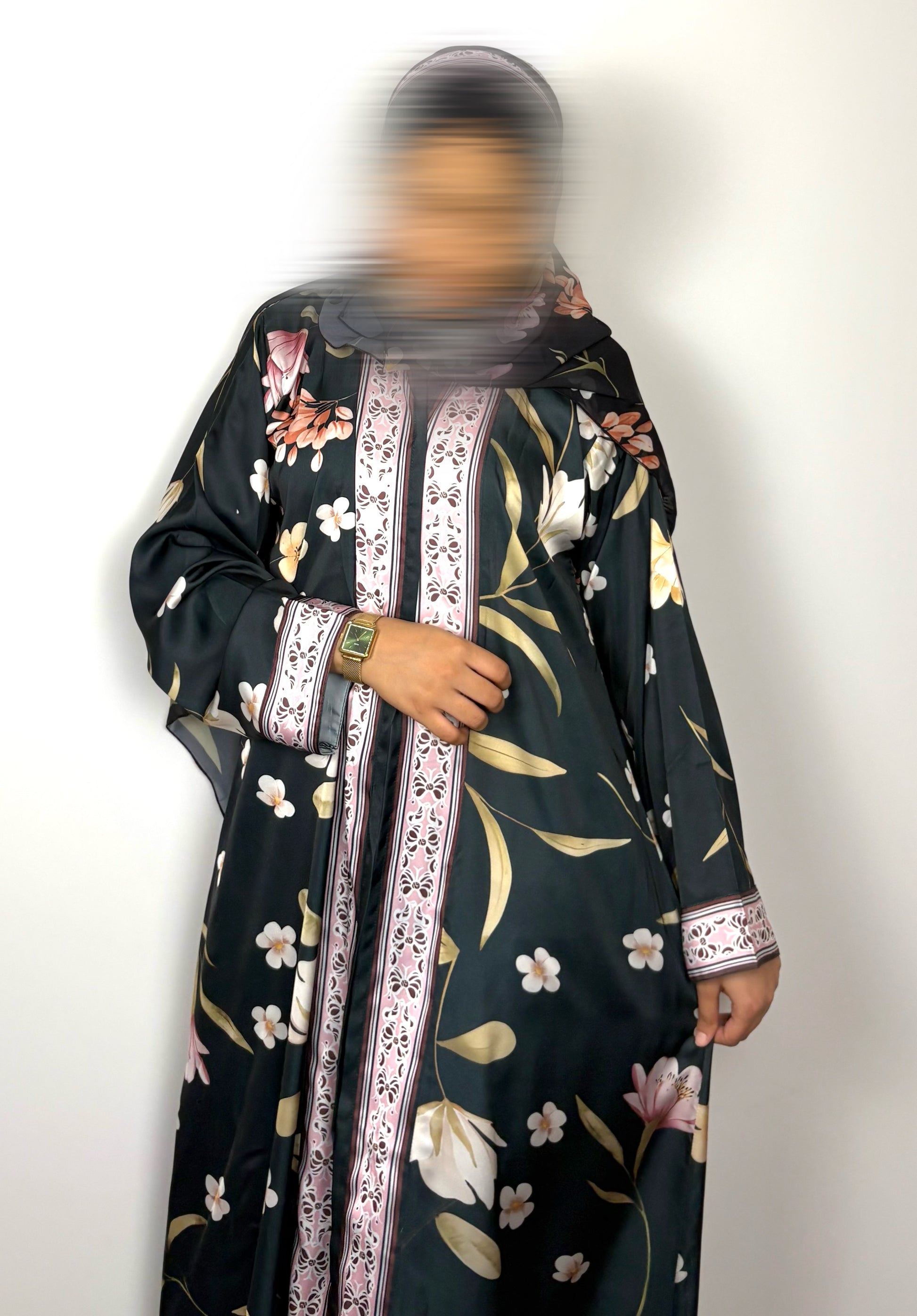 Noor Floral Elegance Abaya