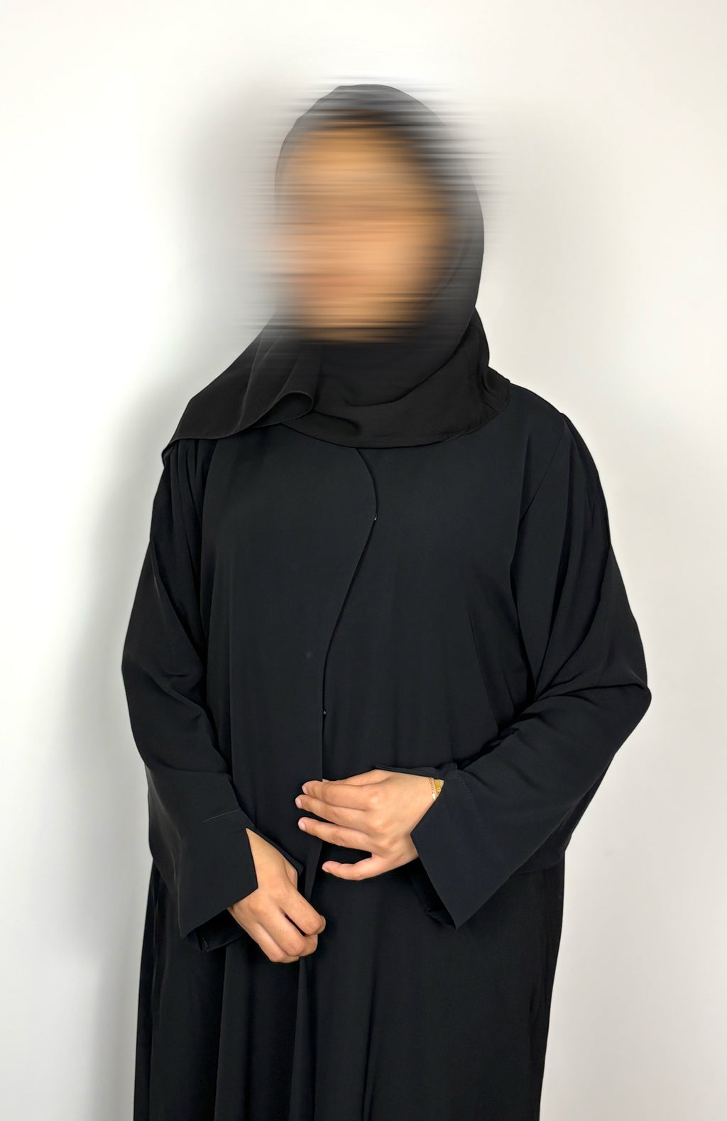Midnight  Black Noir Abaya