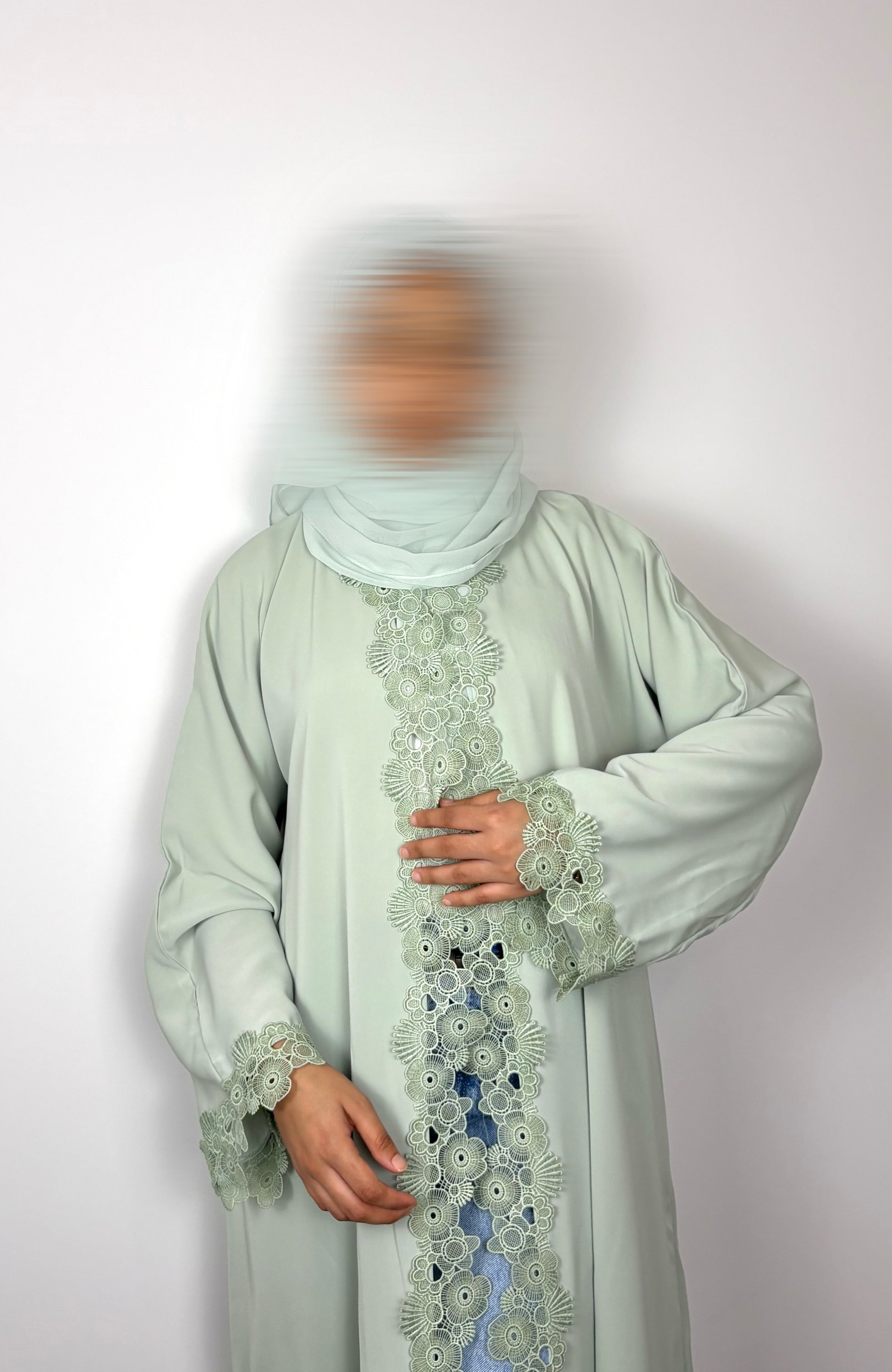 Botanical Lace Abaya