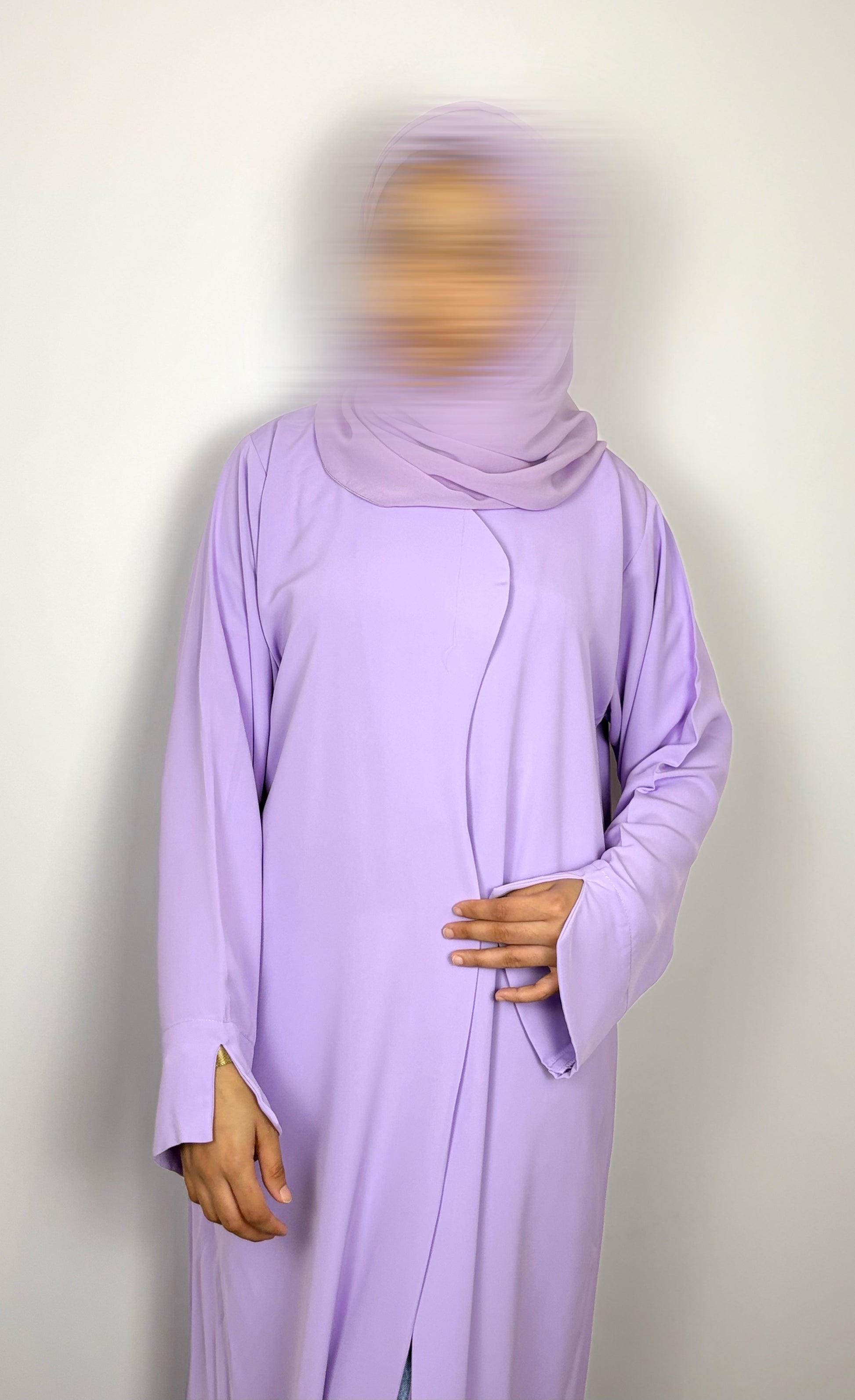 Soft Lilac Abaya