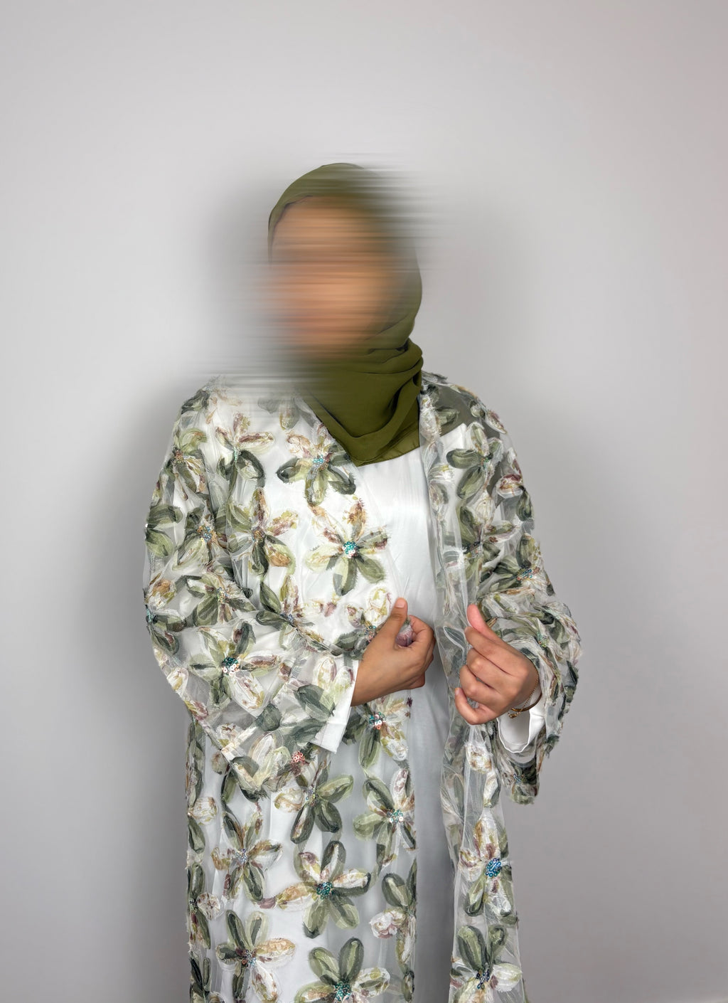 Olive Blossom Abaya