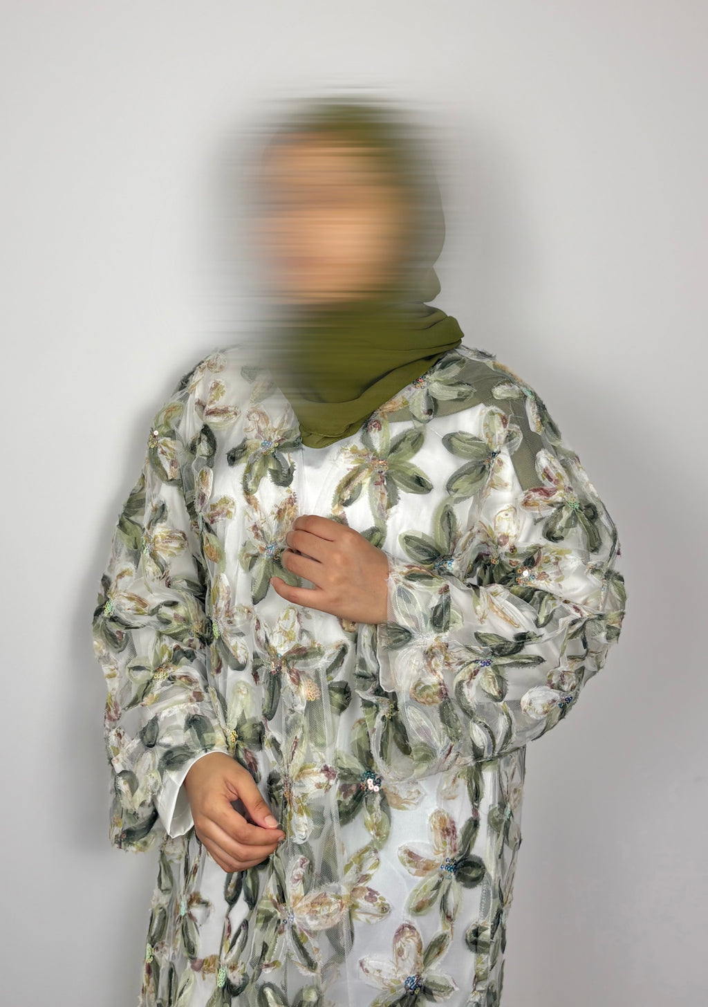 Olive Blossom Abaya