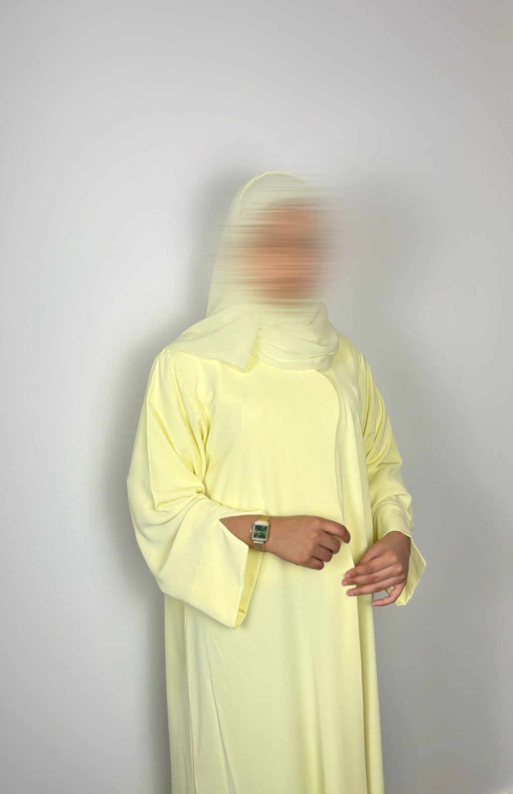 Butter Yellow Sorbet Abaya