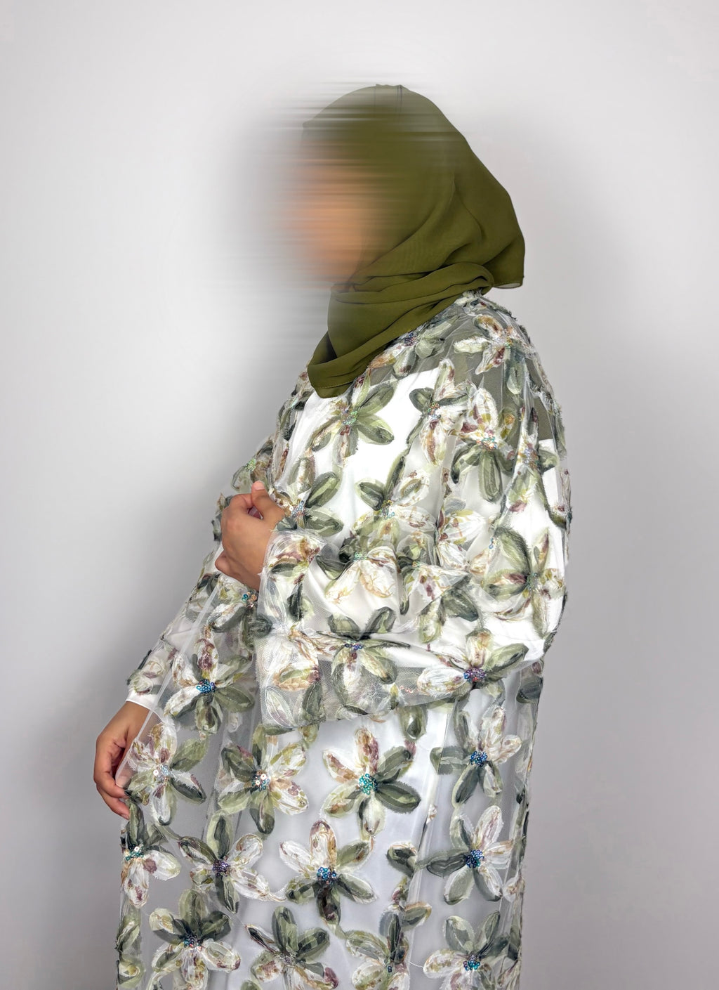 Olive Blossom Abaya