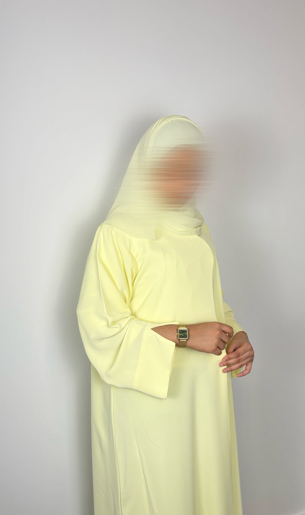 Butter Yellow Sorbet Abaya