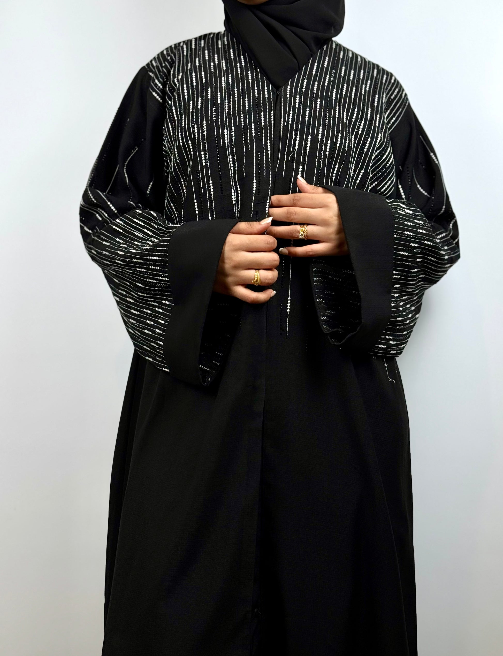 Skyline Stitch Abaya