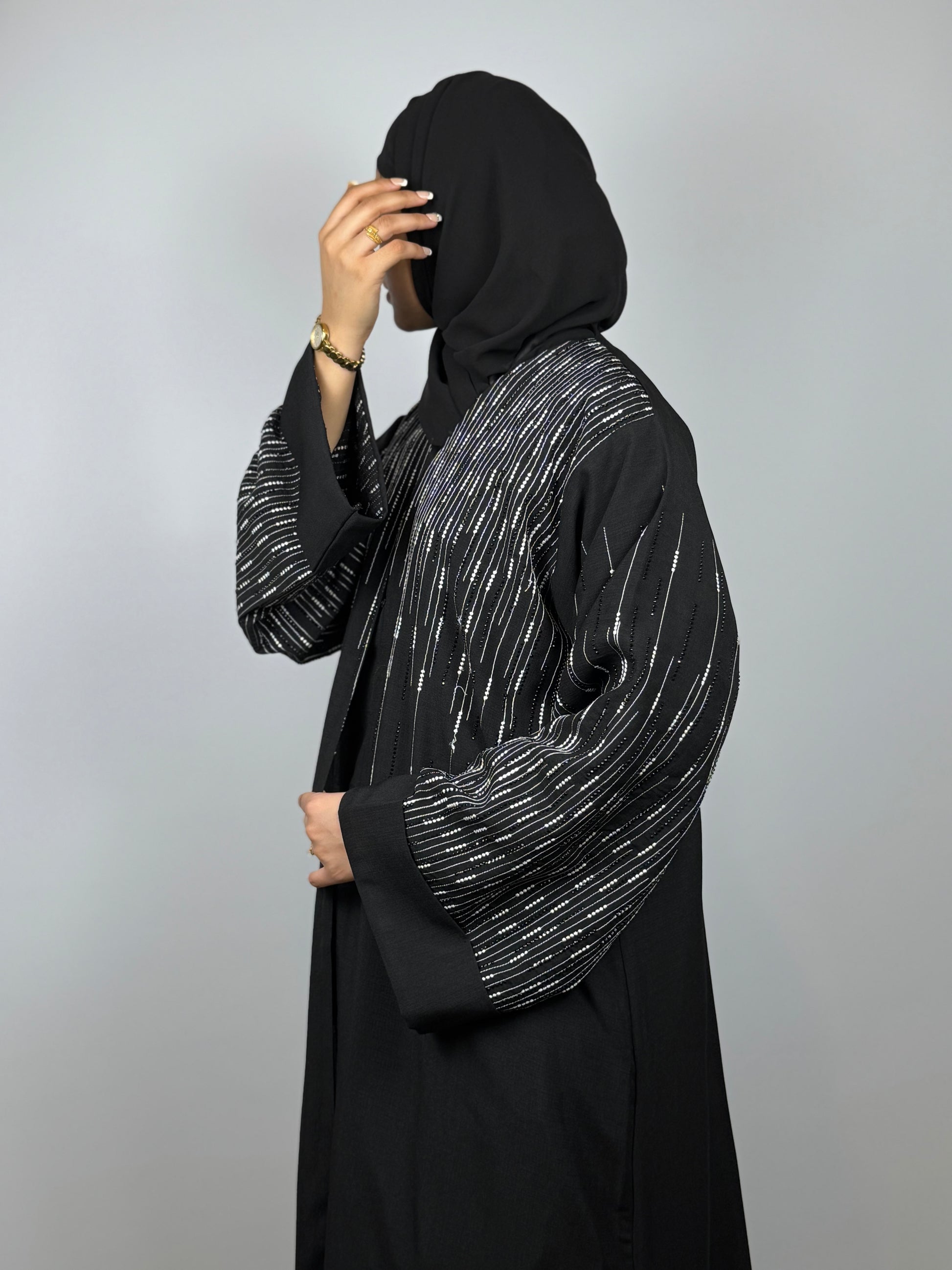 Skyline Stitch Abaya