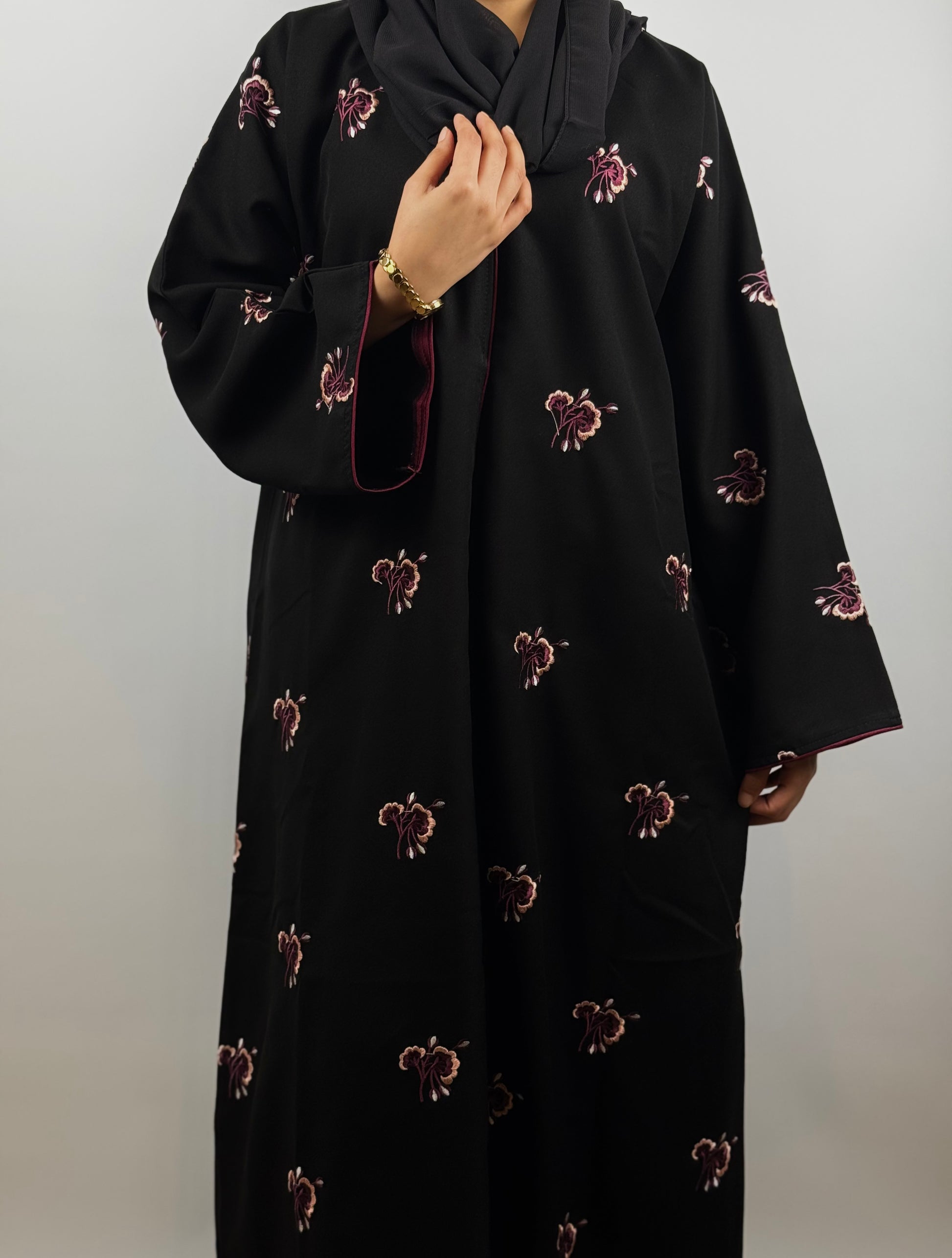 Pink Blossom Abaya
