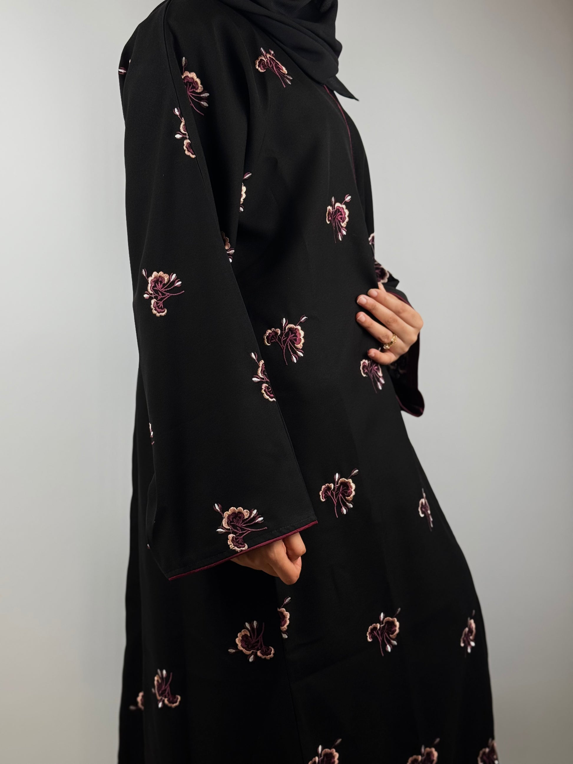 Pink Blossom Abaya