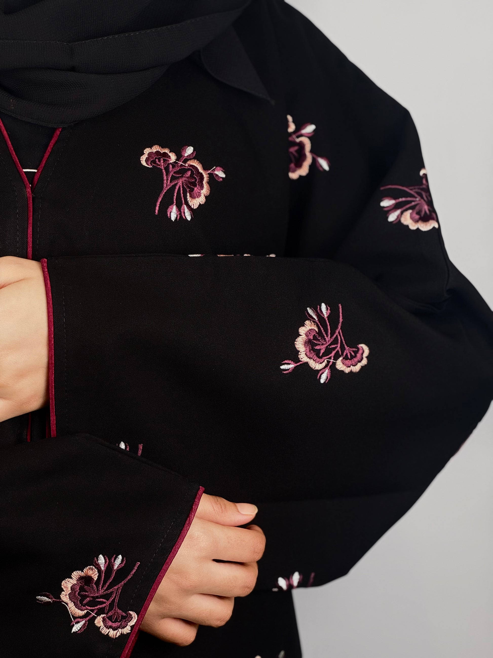 Pink Blossom Abaya