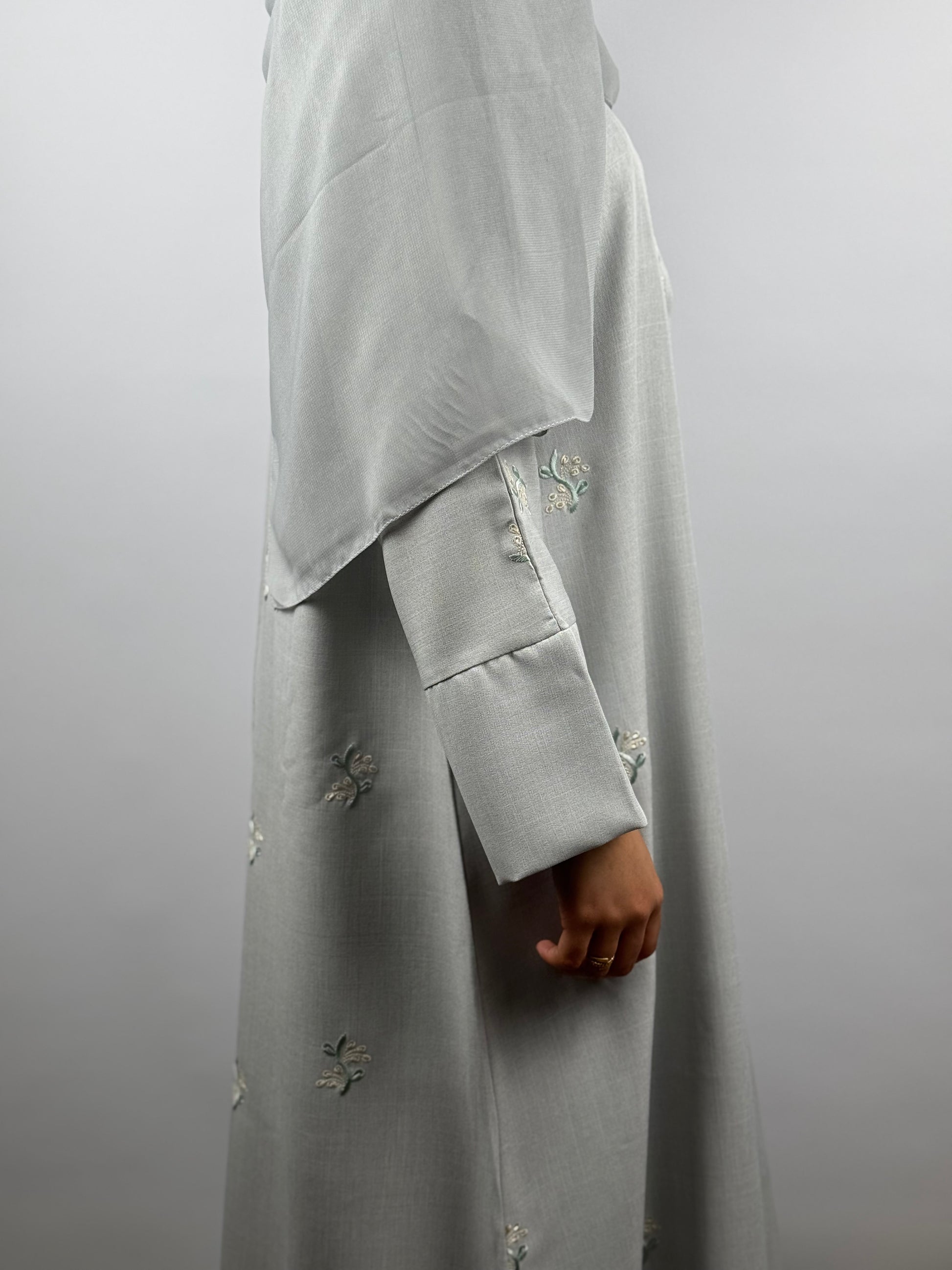 Premium Linen Petal Abaya