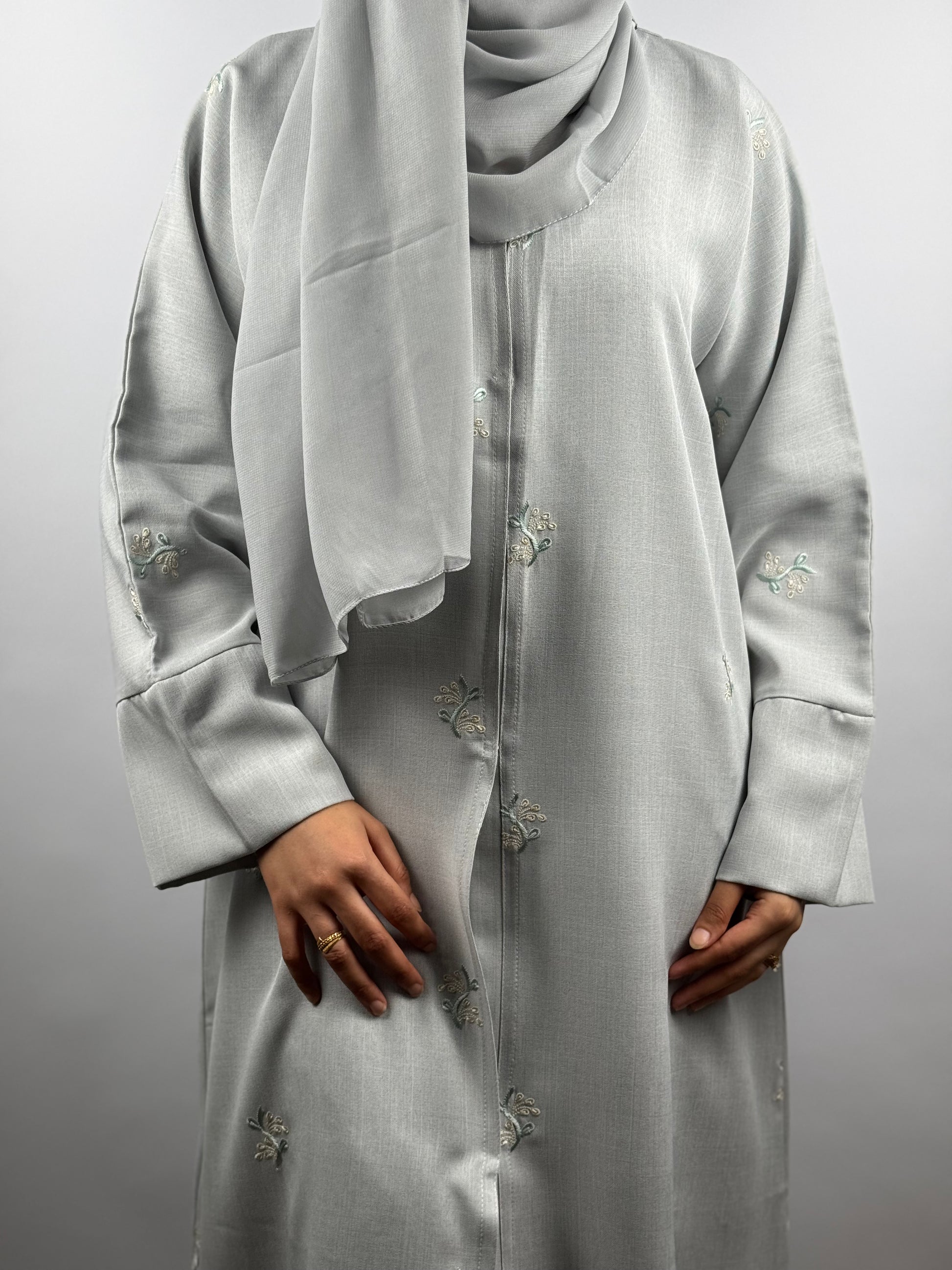 Premium Linen Petal Abaya