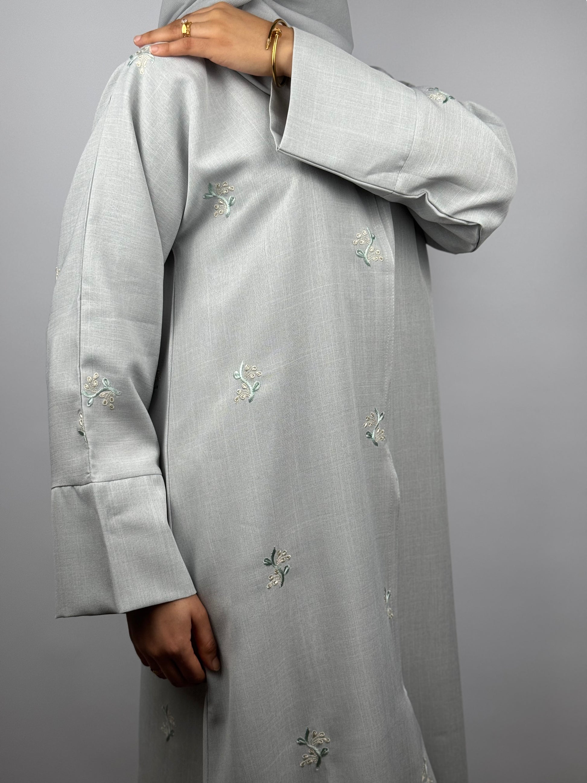 Premium Linen Petal Abaya